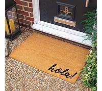 Ensound hola Doormat Modern doormats,Alphabet Doormat Absorbent Non-Slip Floor Mat Home Decor 24x16 Inch