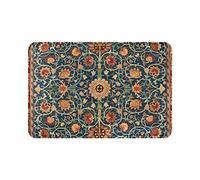 Ensound William Morris Flower Polyester Doormat Rug Carpet Mat Footpad Anti-Slip Front Doormat 36x24 Inch