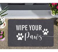 Ensound Wipe Your Paws Doormat Entrance Mat Funny Doormat Indoor Entryway Mat Outdoor Porch Entry Rug Rubber Front Door Mat Home Decorative 36x24 Inch
