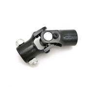 Ensun 3/4“ DD x 3/4” Round Black Single Steering Shaft Universal U Joint, Maximum Working Angle: 35° Degree, Total Length: 96mm (3-3/4")