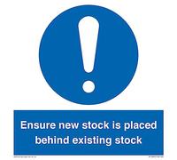 Ensure New Stock Is Placed Behind Existing Stock Sign Sign - 200x200mm - S20