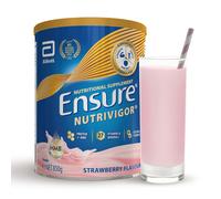 Ensure NutriVigor Nutritional Shake | 850g | Strawberry Flavour | Support Strength, Energy and Immunity | Food supplement with Protein,