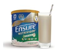 Ensure NutriVigor Nutritional Shake - Almond Flavour - 400g - Food Supplement with Protein, HMB & 27 Vitamins & Minerals - Supports Strength, Energy & Immunity - With Vitamin D, C & B