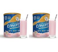 Ensure NutriVigor Nutritional Shake - Strawberry Flavour - 850g - Food Supplement with Protein, HMB & 27 Vitamins & Minerals - Supports Strength, Energy & Immunity - With Vitamin D, C & B (Pack of 2)
