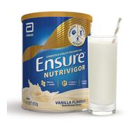 Ensure NutriVigor Nutritional Shake ? Vanilla Flavour ? 850g ? Food Supplement with Protein, HMB & 27 Vitamins & Minerals ? Supports Strength, Energy