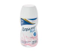 Ensure Plus Milkshake Style Nutritional Supplement Drink Flavour Contains Protein Vitamins and Minerals, Strawberry, 200ml (Pack of 24)