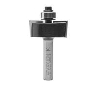 ENT 16620 Rebate Cutter Carbide Tungsten TC, Shank (S) 8 mm, Diameter (D) 31,8 mm, NL 12,7 mm, T 9,5 mm, SL 32 mm, with Ball Bearing