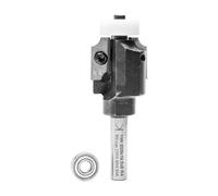 ENT 20334 WePla Rounding Over Cutter and Beading Cutter TC Shank (S) 8 mm, Diameter (D) 26 mm, (NL) 19,5 mm, (R) 4 mm, (ØKL) 18/13 mm, with Two Ball Bearings