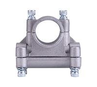 Entatial Strimmer Handle Bracket, Silver Aluminium Alloy Handle Bracket Clamp For Fixed Your Strimmer/Trimmer/Brushcutter Tube Handlebar(26mm)