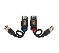 Entatial Video Balun, 4K 8MP Real Time Transmission Anti Interference Signal Transceivers Protection for AHD CVI TVI CVBS Camera