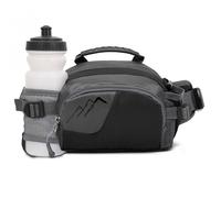 Entchin Fanny Pack for Women Men,Crossbody Belt Bag with 4-Zipper Pockets,Adjustable Waist Bag Pack,One of the Most Popular Travel Essential Gifts for Walking,Traveling,Cycling, E131 Black, M, Hiking