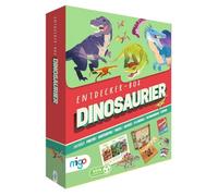 Entdecker-Box: Dinosaurier: 7-teilige Spiel- und Ratebox für alle interessanten Fakten rund um Dinos mit vielen interaktiven Elementen für Kinder ab 5 Jahren