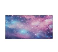Entemne 1 Pc Fluorescent Light Covers Fantasy Galaxy Nebula Magnetic Ceiling Light Diffuser Filter Glare-Reducing for Classroom Office Home Lighting, 120x60cm