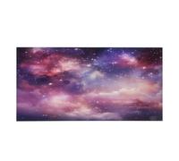 Entemne 1 Pc Fluorescent Light Covers Galaxy Starry Sky Nebula Magnetic Ceiling Light Diffuser Filter Glare-Reducing for Classroom Office Home Lighting, 120x60cm