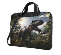 Entemne 14 Inch Laptop Bag 3d Giant Dinosaur Wildlife Animal Laptop Sleeve Case For Women Men Lightweight Water Resistant Computer Tablet Shoulder Bag Briefcase
