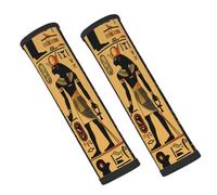 Entemne Car Seat Belt Covers Ancient Hieroglyphs Egyptian Seat Belt Comfort Pads For Kids Adults Men Women Soft Seatbelt Cushion Shoulder Strap Pads For Bags, 2 Pcs