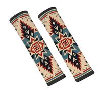 Entemne Car Seat Belt Covers Ethnic Aztec Mandala Seat Belt Comfort Pads For Kids Adults Men Women Soft Seatbelt Cushion Shoulder Strap Pads For Bags, 2 Pcs