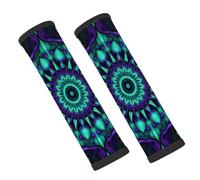 Entemne Car Seat Belt Covers Ethnic Mandala 3D Swirl Seat Belt Comfort Pads For Kids Adults Men Women Soft Seatbelt Cushion Shoulder Strap Pads For Bags, 2 Pcs