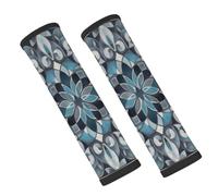 Entemne Car Seat Belt Covers Mandala Flower Retro Ethnic Seat Belt Comfort Pads For Kids Adults Men Women Soft Seatbelt Cushion Shoulder Strap Pads For Bags, 2 Pcs