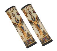 Entemne Car Seat Belt Covers Retro Egyptian Symbols Seat Belt Comfort Pads For Kids Adults Men Women Soft Seatbelt Cushion Shoulder Strap Pads For Bags, 2 Pcs