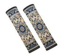 Entemne Car Seat Belt Covers Retro Mandala Paisley Flowers Seat Belt Comfort Pads For Kids Adults Men Women Soft Seatbelt Cushion Shoulder Strap Pads For Bags, 2 Pcs