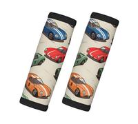 Entemne Cool Race Cars Luggage Handle Wraps 2 Pack Luggage Identifiers for Suitcase Soft Neoprene Handle Covers for Trolley Door Handles Grip Travel Accessories
