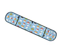 Entemne Cute Sushi Pattern Japanese Oven Gloves Heat Resistant Double Oven Mitts Cooking Baking Gloves with Hook Heat Protection Pot Holder Kitchen Essentials, Women Gifts