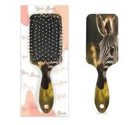 Entemne Hair Brush for Women Men Girls Boys Africa Wild Animal Zebra Scalp Massage Brush Air Cushion Comb for Wet Dry Hair Detangling Anti-Static Hairbrushes