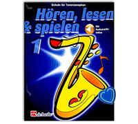 entendre, la lecture a jeux bande 1 - École pour saxophone ténor de Jaap KASTELEIN, Michele Olden Kamp avec CD et coloré Cœur Note Pince