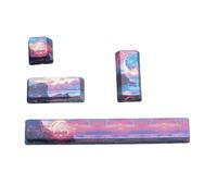 Enter 6.25U SpaceBar 4PCS KeyCaps Mechanical Keyboard Customized PBT KeyCaps EMPENTERINE 6.25U SPACEBAR 4PCS FADE PROFT Key Cap Set OEM Height