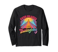 Enter His Gates with Thanksgiving Spiritual Long Sleeve T-Shirt