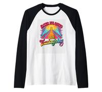 Enter His Gates with Thanksgiving Spiritual Raglan Baseball Tee