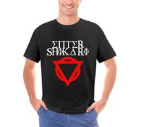 Enter-Shikari-Rock-Band-Logo-Mens-Black-T-Shirt