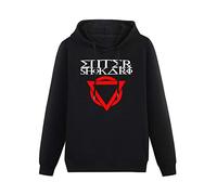 Enter Shikari Rock Hoodies Long Sleeve Pullover Loose Hoody Sweatershirt Black XL