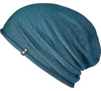 Enter the Complex® Beanie Hat, Slouchy, One Layer Knitted, 100% Merino Wool, Women & Men, Petrol