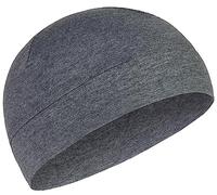Enter the Complex® Cycling Hat Under Helmet, Men and Women, Cotton, Sleeping Cap, Running Hat, Thin Skull Cap, Headpiece, Dark grey mottled, L/XL