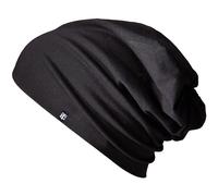 Enter the Complex® Light Jersey Beanie Hat, Women and Men, Cotton Slouch Beanie, Elastic, Black, S/M