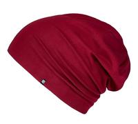 Enter the Complex® Light Jersey Beanie Hat, Women and Men, Cotton Slouch Beanie, Elastic, Burgund, S/M Burgundy