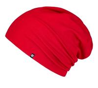Enter the Complex® Light Jersey Beanie Hat, Women and Men, Cotton Slouch Beanie, Elastic, Red, L/XL