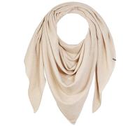 Enter the Complex® merino shawl triangle scarf for women, 100% merino wool, beige