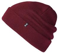 Enter the Complex® Winter Hat, Warm Wool Beanie, 100% Merino, Men and Women, Red, One Size