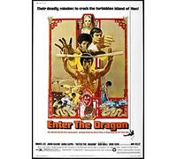 Enter The Dragon Bruce Lee Poster/Print/Picture Satin Photo Paper - A0-841mm x 1189mm