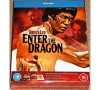 ENTER THE DRAGON LIMITED EDITION COLLECTORS SET / REGION FREE BLU RAY / INCLUDES BOOKLET / POSTER / IRON ON PATCH / ART CARDS.