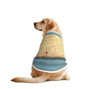 Enter The Maze of Thinking Dog Shirt Vest Dog Clothes- Breathable Cooling for Big Dogs, Sun Protection Comfort Wear for Golden Retriever, Husky, Alaska Outdoor Activities XX-Large