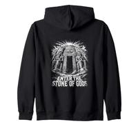 Enter The Temple Of Gods Ancient Egypt Zip Hoodie