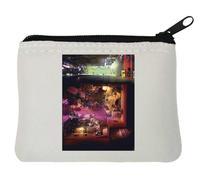 Enter The Void dystopian Lonely Urban Living Art Neoprene Coin Purse Pouch 10x11cm White