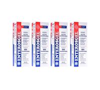 Enterosgel IBS Relief Gel Tube 225 Grams - Oral Intestinal Adsorbent, Acute Diarrhoea, Bloating & Trapped Wind Relief - for Children & Adults, 4 Pack