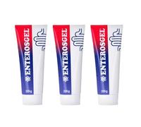 Enterosgel IBS Relief Gel Tube 225g - Oral Intestinal Adsorbent, Acute Diarrhoea & Stomach Pain Relief, Bloating & Trapped Wind Relief - Treats Root Causes, Suitable for Children & Adults, Pack of 3