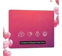 Entertainment Card Game for Couples, Confidence, Deep Connection, Questions to Deepen the Connection, for Him and Her, Wedding Anniversaries, Valentine's Day, Honeymoon and Long Distance Relationships