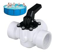 Entertainment Valve, Pool Valve, Pool Valves Entertainer Assembly - Spa Water Tube Replacement 3 Way with Handle for Outdoor, Garden, Yard, Backyard